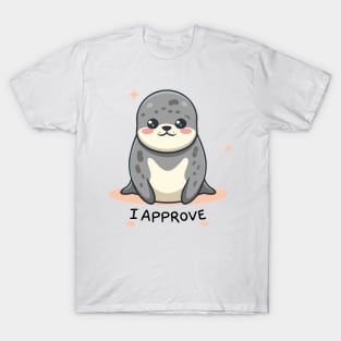 Funny and Cute Seal of Approval T-Shirt